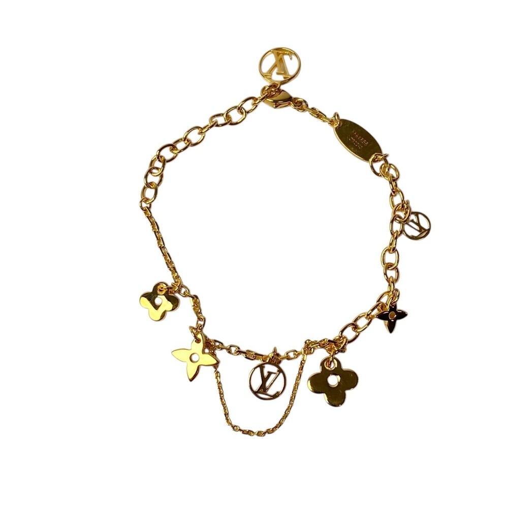 LOUIS VUITTON Gold Charm Bracelet - Picture 2 of 16